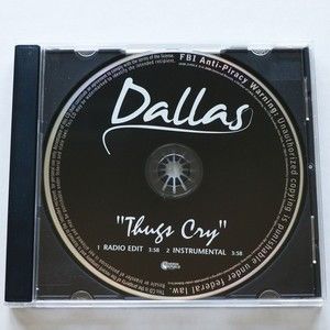 Dallas - Thugs Cry - Promo CD Maxi Single, 2008, Universal Records